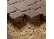 Тротуарная плитка Классика Коричневая 60 мм, Steingot