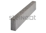 Бордюр садовый 1000x200x80 Пепельный гранит (Fumo Bello), Steingot