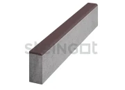 Бордюр садовый 1000x200x80 Темно-коричневый, Steingot