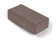 Брусчатка 2П4Ф 200x100x40 коричневая, Нобетек