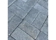 Брусчатка 2П6Ф 200x100x60 Темно-серый гранит (отмыв), Нобетек