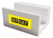 Блок газосиликатный U-образный ISTKULT Можайск, 500x250x250 D500